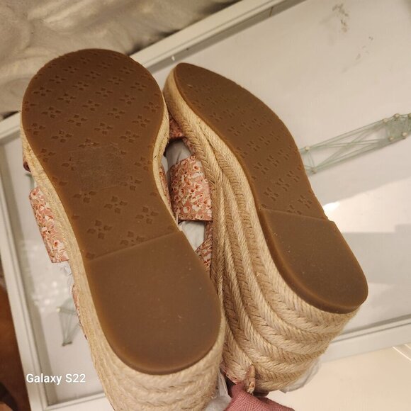 PATRICIA Nash Riva Wedge Sandals Blush Bouquet, SZ 8, NIB - Picture 9 of 10